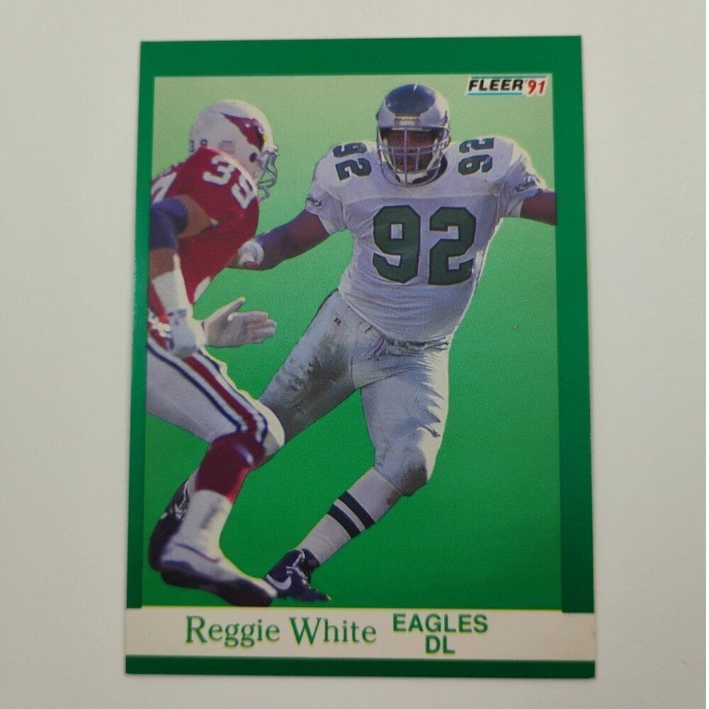 Reggie White 1991 Fleer #336 Football Philadelphia Eagles